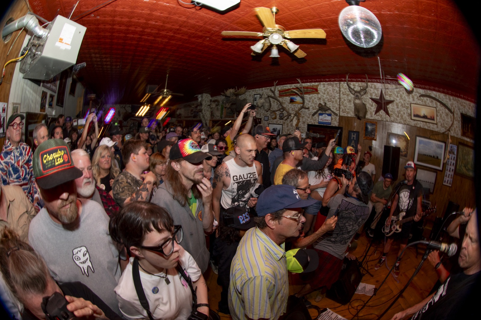 Packed crowd at the P.E.S.T. Big Sandy show
